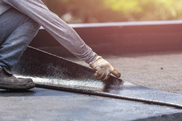 Professional Foundation Crack Repair technician working in Cement City, MI